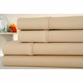 Kathy Ireland 1000 Thread Count Sateen Cotton Sheet Set - Full - Linen 1204FLLIN